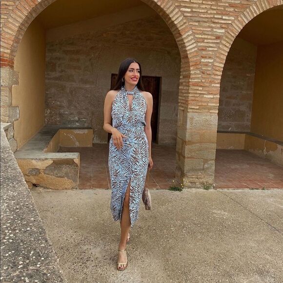 ZARA ZEBRA PRINTED DRESS - Picture 3 of 5